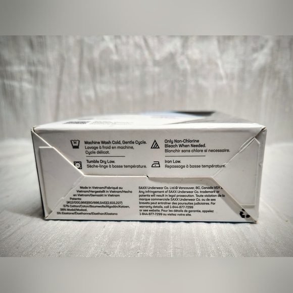 MENS SAXX 2 PACK BOXER BRIEF (SMALL) DROPTEMP COOLING COTTON - Picture 2 of 4